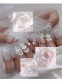 ラビィ(Raviy) いちごホイップネイル【3Dの為事前問合せ必須】