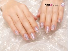 ネイリックス アヴェニール(NAILX avenir)/シンプルキラキラネイル