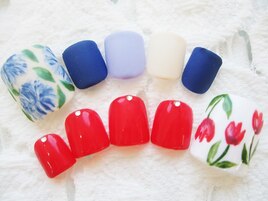 FOOT☆幅広選べるアート¥7040～