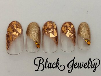 ブラックジュエリー(Black jewelry)/ガラスフレンチ