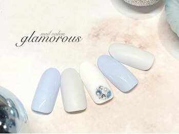 ネイルグラマラス 西新井店/《パラジェル》冬マットDesign