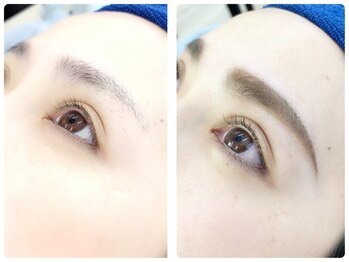 ラズベリー ベレー(Raspberry Beret)/眉毛スタイリング例