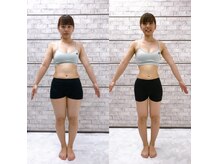 イーストレッチジム 新宿(E-STRETCH GYM)の雰囲気（ビフォー&アフター！週2回のトレーニングを3か月でこの変化！）