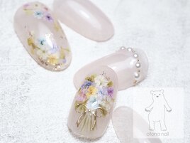 押し花ネイル