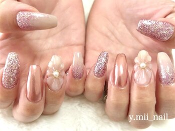 【フラワーネイル】