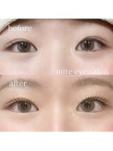 ミテ(mite)/左右差を見極めたまつ毛パーマ