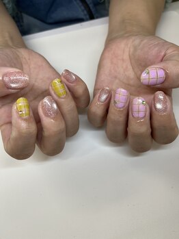 チェックネイル