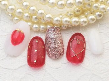 ネイルズガッシュ 蒲田東口店(NAILsGUSH)/*ガーリーストロベリー*