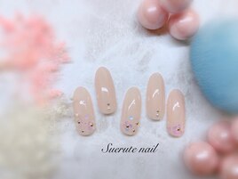 お花ホログラムネイル ¥7000