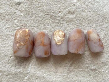 アイネイルズ 梅田店(I nails)/春奥行き水彩マット¥9200