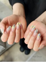 ネイル ドゥ 岡山駅前店(Nail Doux)/長さだしホログラム