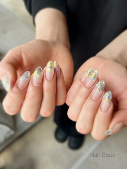 ネイル ドゥ 岡山駅前店(Nail Doux)/長さだしホログラム