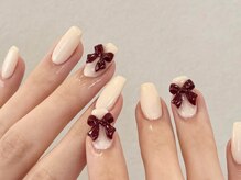 ミリー アイネ アイラッシュ アンド ネイル 池袋(Millie ainee Eyelash＆Nail)/ボルドーリボン