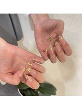ネイルズバー 新宿店(Nails Bar)/ゴールドフレークネイル