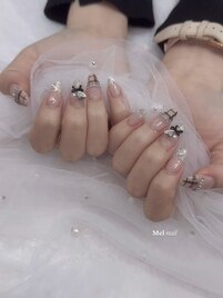 秋のチェックnail♪