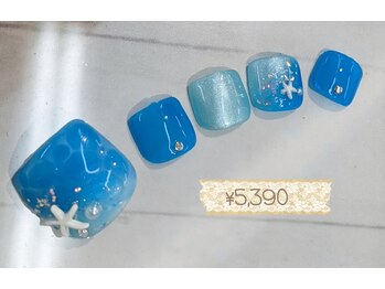 ネイルパキラ(nail pachira)/夏定番☆ドロップネイル