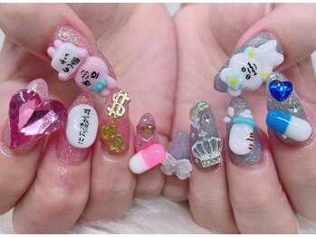 ネイルサロン ネイルズゴーゴー 渋谷店(NAILSGOGO)/3dネイル キャラクターネイル