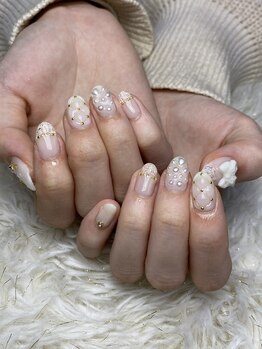 レディスペネイル ノマエ 名駅店(Redispe nail nomae)/ツイード×フレンチ