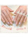 Spring 春ネイル