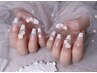 【Hand】チップ長さだし　フレンチネイル　¥11590