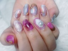 マハロネイル(Mahalo Nail)/持ち込みデザイン　¥7800～