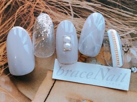 大理石×大人ネイル