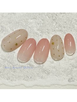 ネイルサロン クイル(QUILL)/1月ちょこっとアート