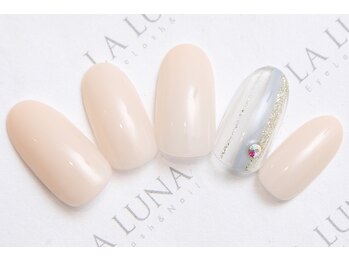 ラルナ ネイルアンドアイラッシュサロン(LA LUNA nail & eyelash salon)/24年6月7月◇定額ナチュラル◇
