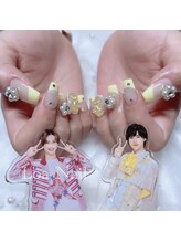ロア ネイル(Loa_Nail)/推しカラーネイル