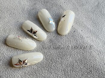 ネイルサロン バロック(Nail Salon BAROQUE)/雪の結晶ネイル