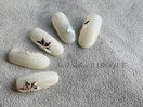 雪の結晶ネイル
