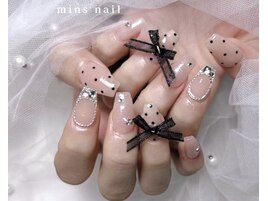 布リボンネイル