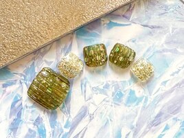 夏フットネイル