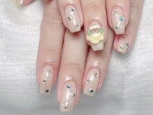 クイーンズネイルサロン(Queen's nail salon)/ワンカラー/ストーンつけ放題