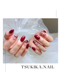 ボルドー×レオパード