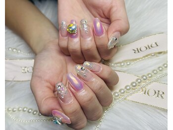 エミリーネイル(EMILY NAIL)/オーロラネイル/冬ネイル