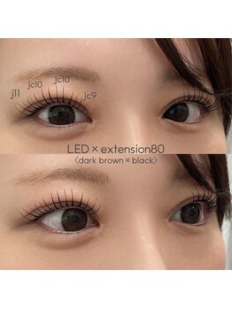 メルシー 青山店(Merci)/LED Flatlash80 × perm