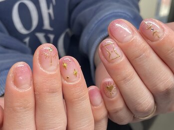 ザ フタコネイル(the 25 Nail)/持ち込み/星ネイル