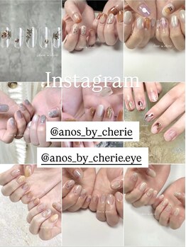 アノス バイ シェリエ(Anos by cherie)/Instagramに700種以上のデザイン
