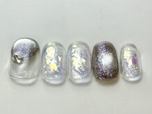 ネイルメゾン 天神店(NAIL MAISON)/ラメニュアンスマグネット¥5000