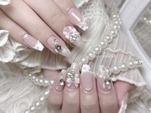 リンドネイル バイ モカ アンド ララ(Lind nail by moca and LaLa)/【mio】リボン／ガーリー