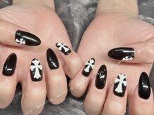 かっこいい黒ネイルデザイン