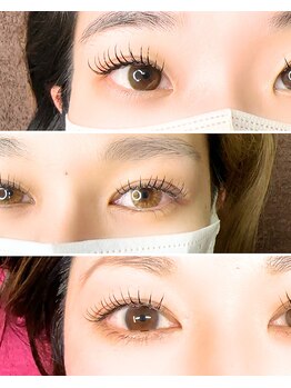 ラビ 鹿児島市春山店(Lavi)の写真/朝のメイク時短に必須！まつげパーマ / LEDエクステ♪モニター制度あり！お得にナチュラルな仕上がり♪