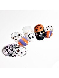 ハロウィンネイル