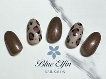ブルーエルフィン(Blue Elfin)/豹柄ネイル