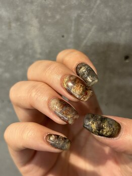 カサネネイルルーム(CASANE nail room)/地層ネイル