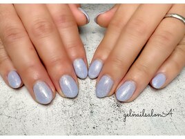 ワンカラー/ブルー/ラメ