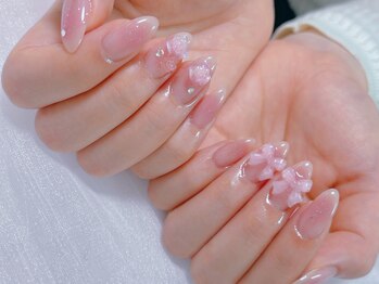 ビナリ 関内店(B.nari)の写真/期間限定ワンカラー￥3,880☆数千種のパーツと豊富なカラー♪きっとあなたの好みのネイルが見つかる！