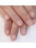 【自爪を傷めないパラジェル】つやつや透明お仕上げ　自爪風　オフ込　