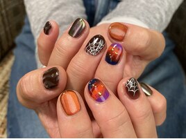 ハロウィン蜘蛛の巣